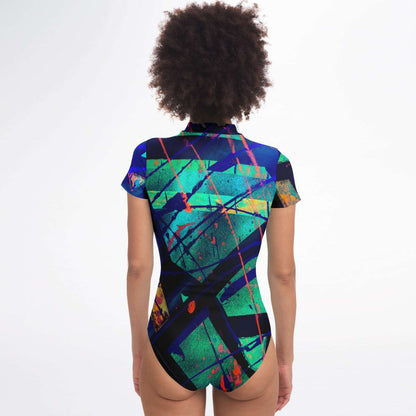 Gavin Scott Short Sleeve Festival Catsuit w/UPF 50+ Sun Protection (Femme XS-XL)