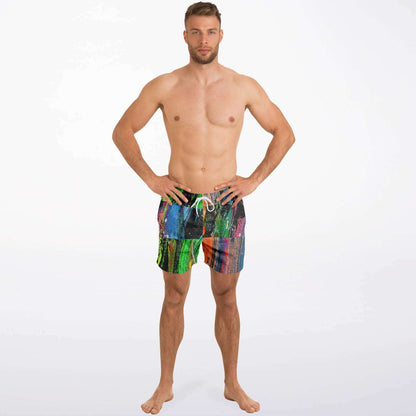 Gavin Scott Square Cut Swim Trunks (Masc XS-3XL)