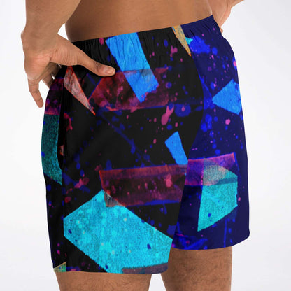 Gavin Scott Square Cut Swim Trunks (Masc XS-3XL)