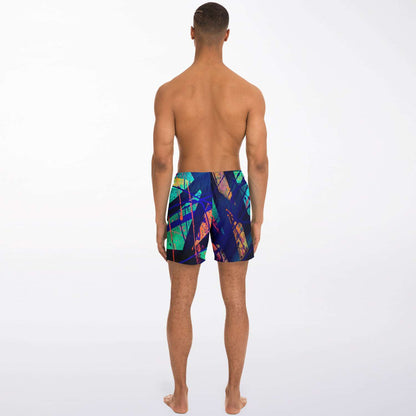 Gavin Scott Square Cut Swim Trunks (Masc XS-3XL)