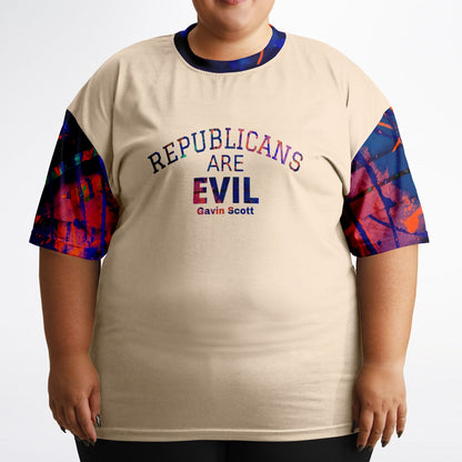 Gavin Scott REPUBLICANS ARE EVIL Tee (Genderless 2XL-6XL)