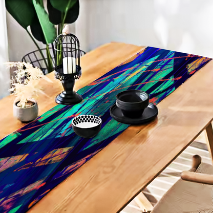 Gavin Scott Double-Sided Table Runner with Tassel Pendants