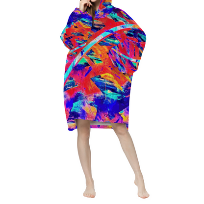 Gavin Scott Oversized Funky Faux Fur Pullover Hoodie (Genderless S-3XL)