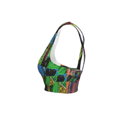 Gavin Scott Racerback Butter Soft Sports Bra (XS-3XL)