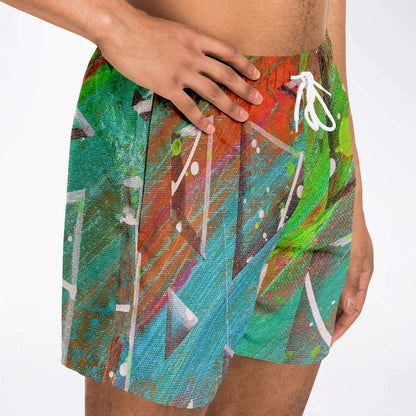 Gavin Scott Square Cut Swim Trunks (Masc XS-3XL)