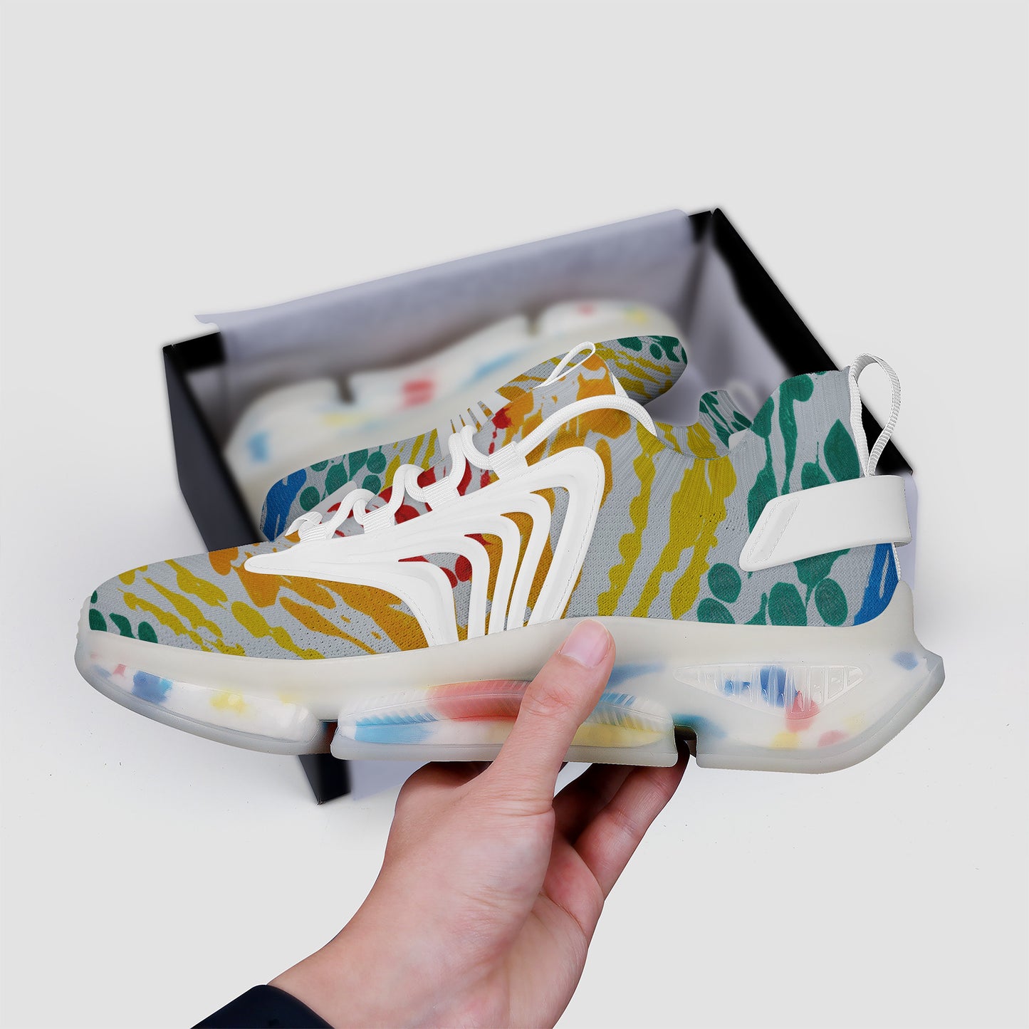 Gavin Scott Air Max React Sneakers - White