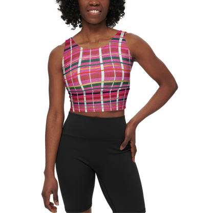 Gavin Scott Longline V-Shape-Back Sports Bra-Butter Soft Texture