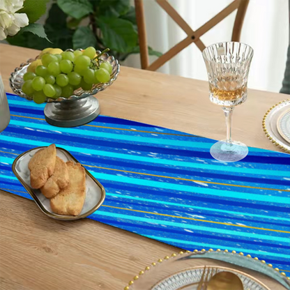 Gavin Scott Double-Sided Table Runner with Tassel Pendants