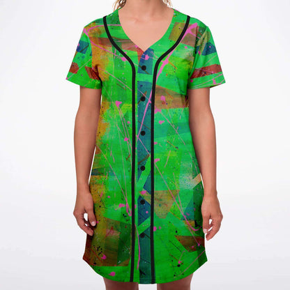 Gavin Scott Baseball Jersey Dress (Femme XS-4XL)
