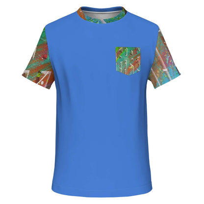 Gavin Scott Splash of Color Pocket Tee (Genderless XS-4XL)