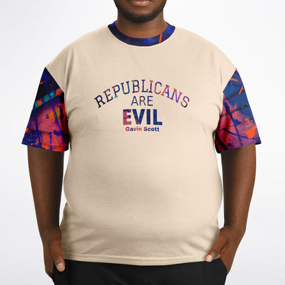 Gavin Scott REPUBLICANS ARE EVIL Tee (Genderless 2XL-6XL)