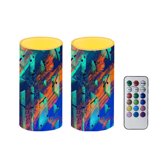 Gavin Scott Flameless Pillar Candles with Remote