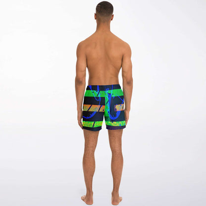 Gavin Scott Square Cut Swim Trunks (Masc XS-3XL)