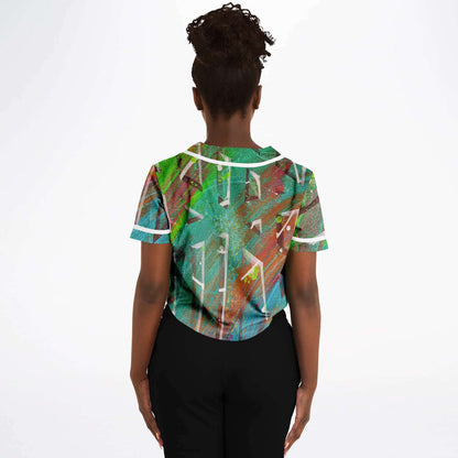 Gavin Scott Cropped Baseball Jersey (Femme XS-XL)