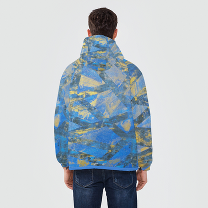 Gavin Scott Full-Zip Fleece-lined Hooded Windbreaker Jacket (Masc S-6XL)