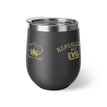 Gavin Scott REPUBLICANS ARE EVIL Insulated Copper Cup, 12oz