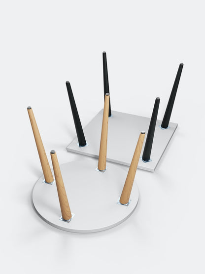 Gavin Scott Deluxe Coffee Table (2 Colors; Square, Round)