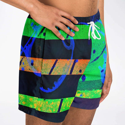 Gavin Scott Square Cut Swim Trunks (Masc XS-3XL)