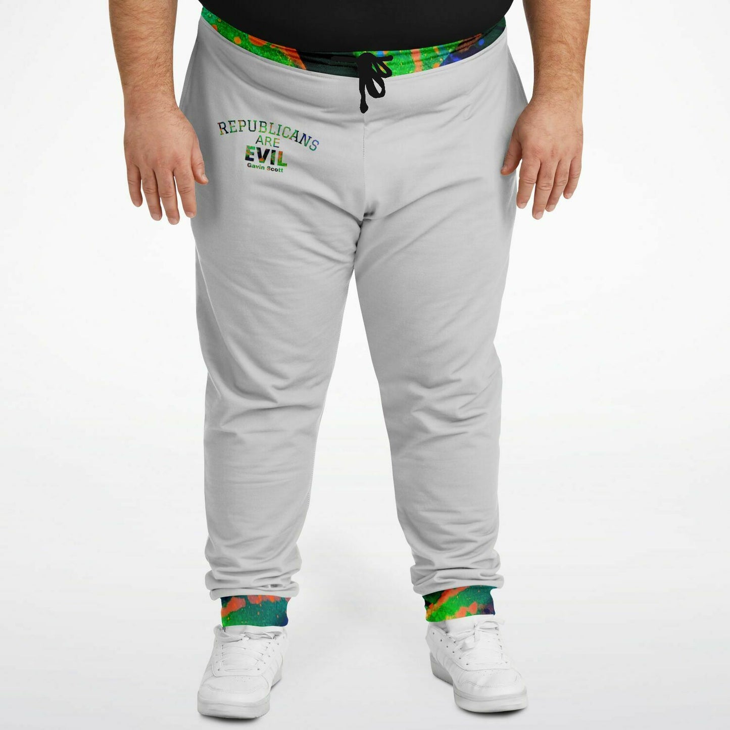Gavin Scott "REPUBLICANS ARE EVIL" Joggers (Genderless 2XL-6XL)
