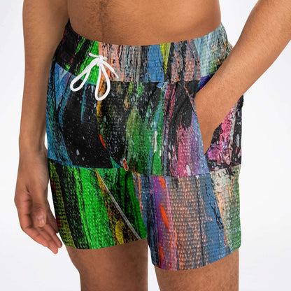 Gavin Scott Square Cut Swim Trunks (Masc XS-3XL)