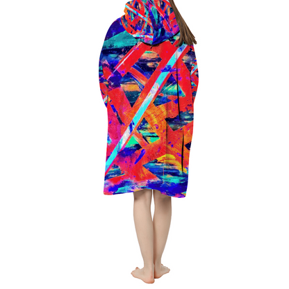 Gavin Scott Oversized Funky Faux Fur Pullover Hoodie (Genderless S-3XL)