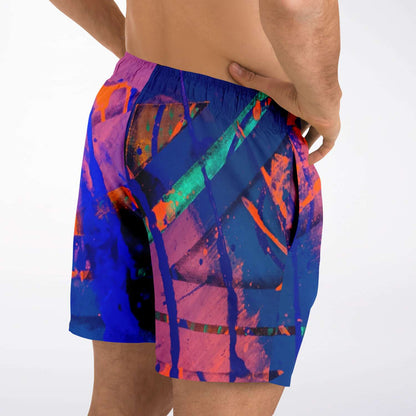 Gavin Scott Square Cut Swim Trunks (Masc XS-3XL)