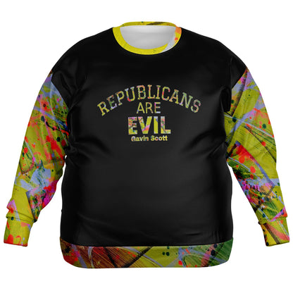 Gavin Scott REPUBLICANS ARE EVIL Sweater (Genderless 2XL-6XL)