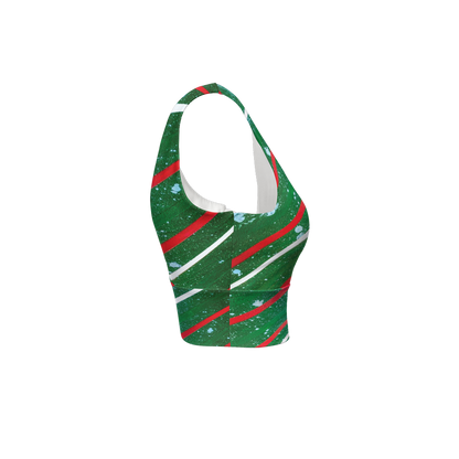 Gavin Scott Longline V-Shape-Back Sports Bra-Butter Soft Texture