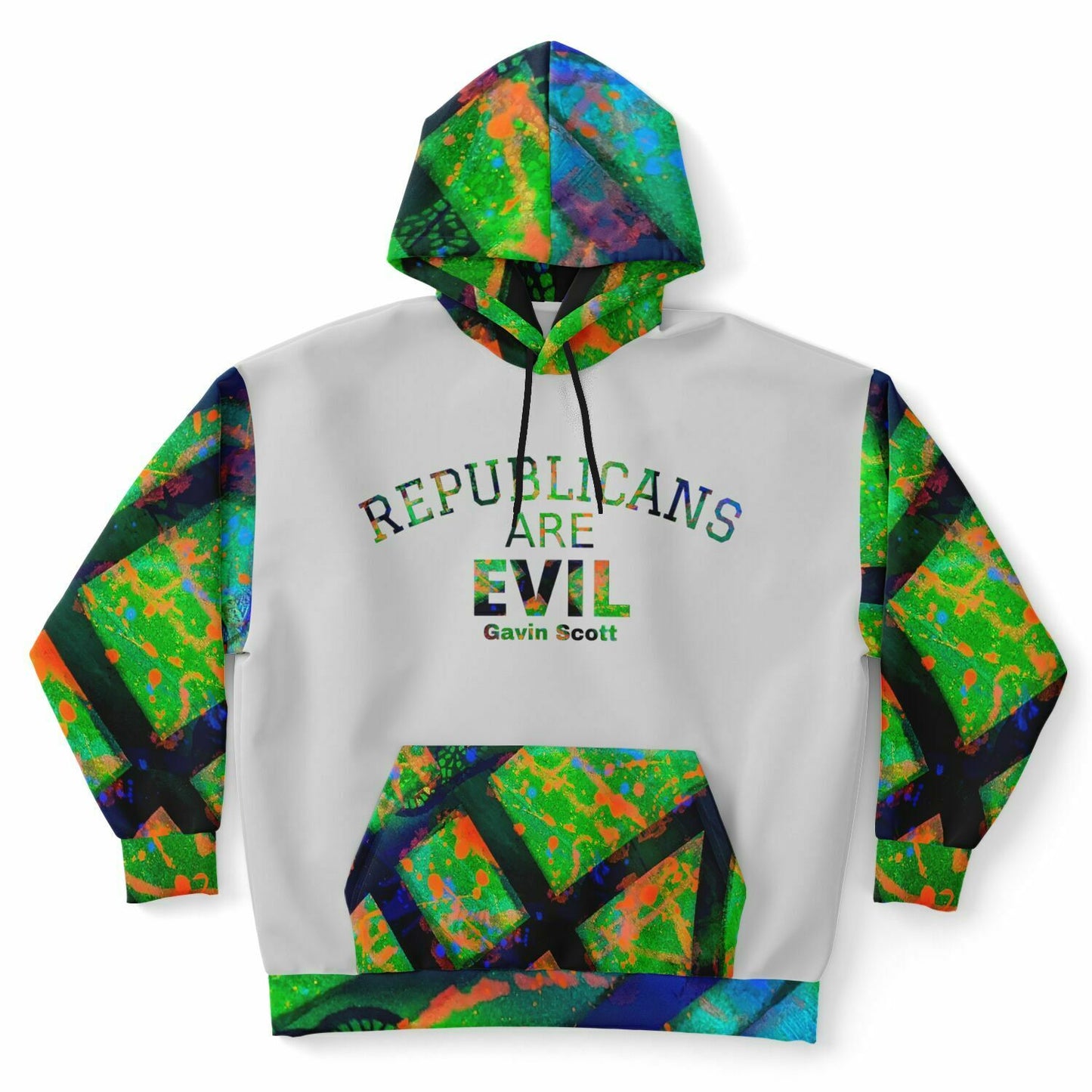 Gavin Scott "REPUBLICANS ARE EVIL" Pullover Hoodie (Genderless 2XL-6XL)
