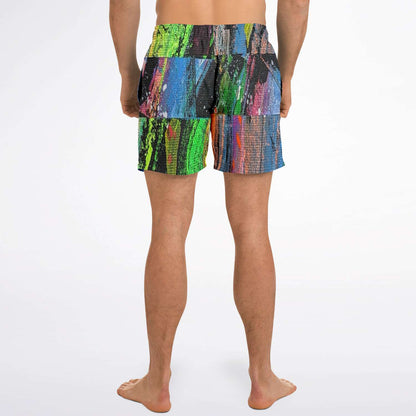 Gavin Scott Square Cut Swim Trunks (Masc XS-3XL)