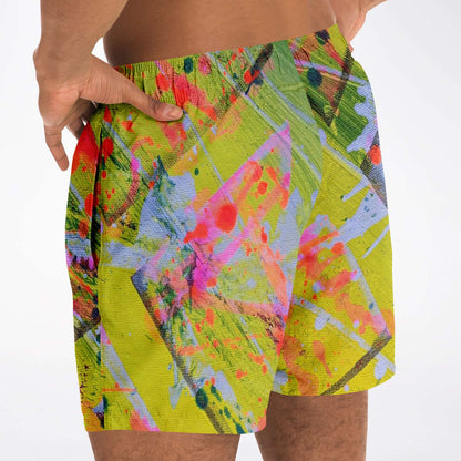 Gavin Scott Square Cut Swim Trunks (Masc XS-3XL)