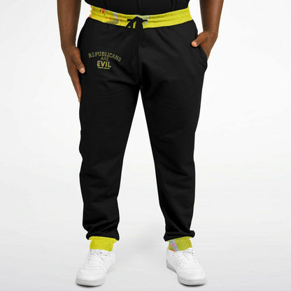 Gavin Scott "REPUBLICANS ARE EVIL" Joggers (Genderless 2XL-6XL)