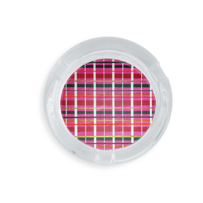 Gavin Scott Round Glass Ashtray with 3 Slots