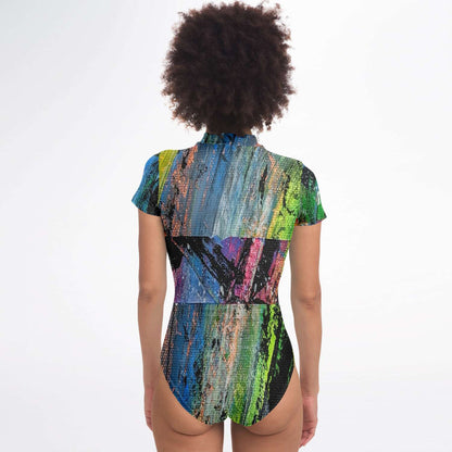 Gavin Scott Short Sleeve Festival Catsuit w/UPF 50+ Sun Protection (Femme XS-XL)