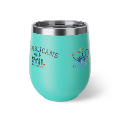 Gavin Scott REPUBLICANS ARE EVIL Insulated Copper Cup, 12oz