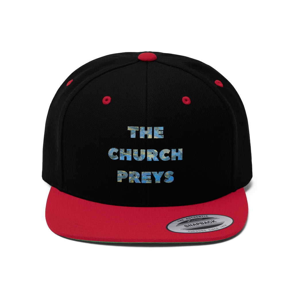 Gavin Scott "THE CHURCH PREYS" Flat Bill Hat