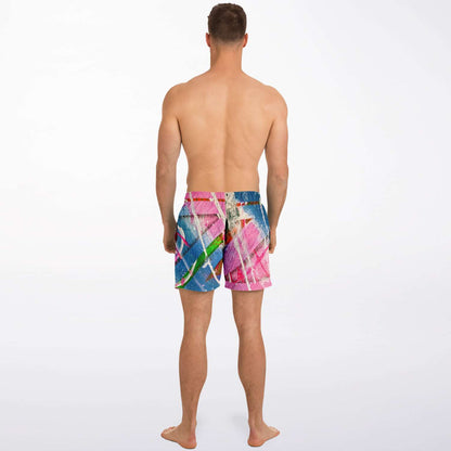 Gavin Scott Square Cut Swim Trunks (Masc XS-3XL)