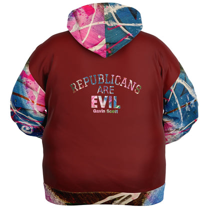 Gavin Scott "REPUBLICANS ARE EVIL" Hoodie (Genderless 2XL-6XL)