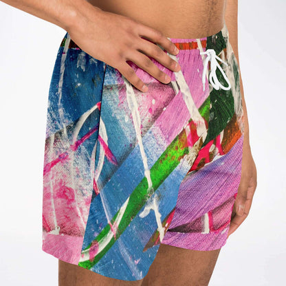 Gavin Scott Square Cut Swim Trunks (Masc XS-3XL)