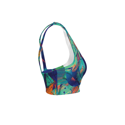 Gavin Scott Racerback Butter Soft Sports Bra (XS-3XL)