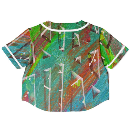 Gavin Scott Cropped Baseball Jersey (Femme XS-XL)