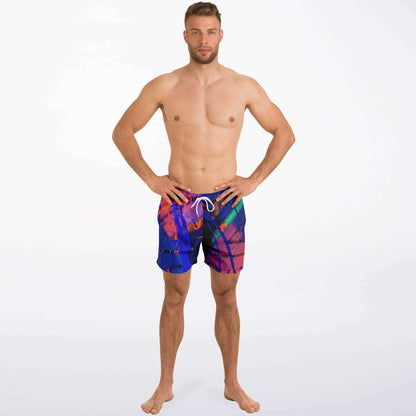 Gavin Scott Square Cut Swim Trunks (Masc XS-3XL)