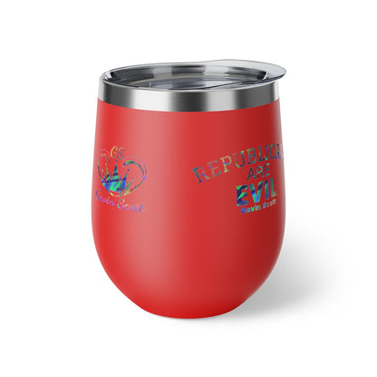 Gavin Scott REPUBLICANS ARE EVIL Insulated Copper Cup, 12oz