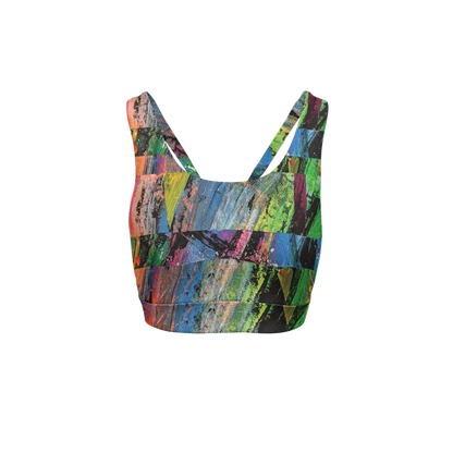 Gavin Scott Racerback Butter Soft Sports Bra (XS-3XL)