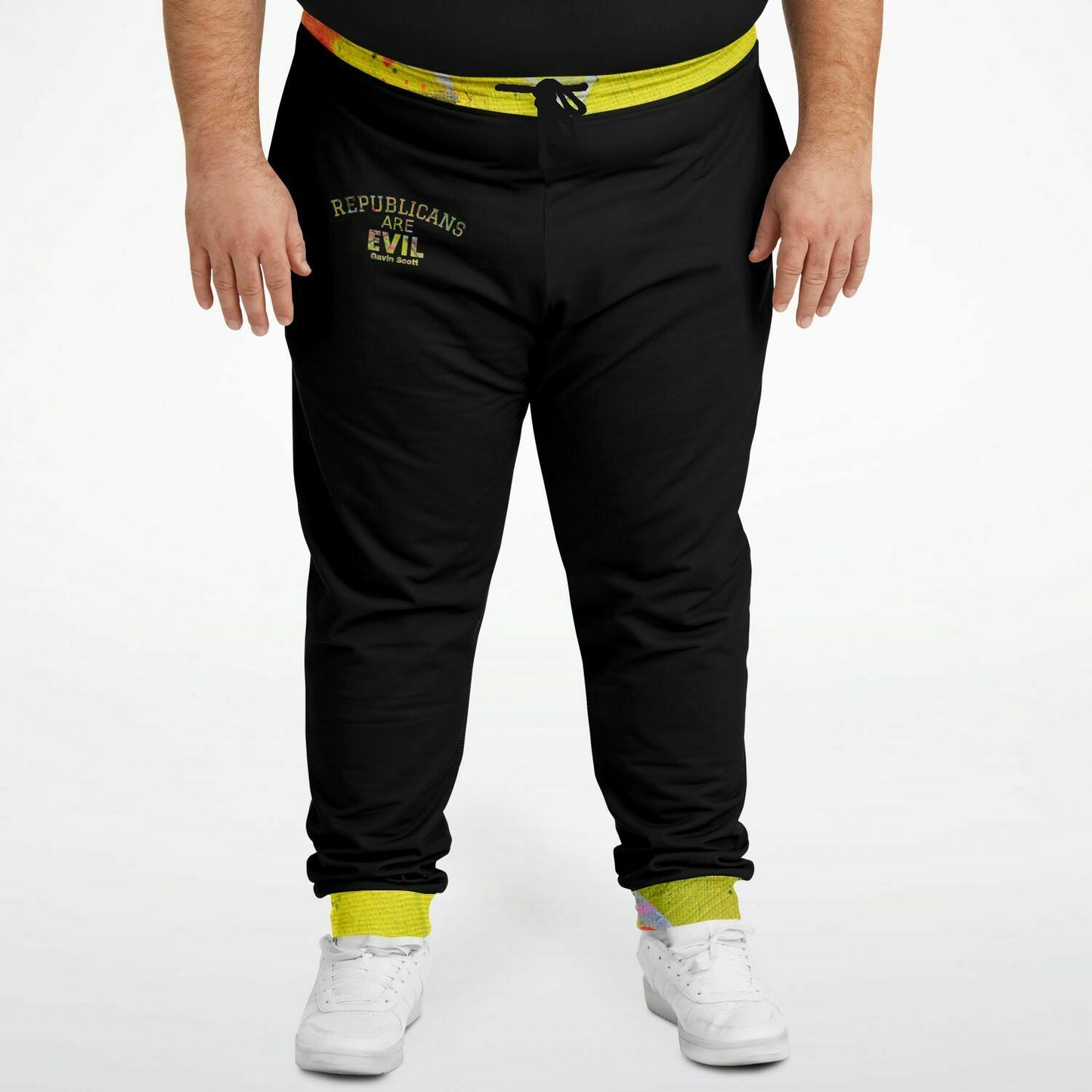 Gavin Scott "REPUBLICANS ARE EVIL" Joggers (Genderless 2XL-6XL)