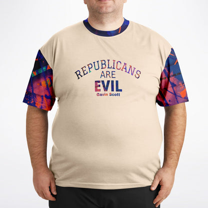Gavin Scott REPUBLICANS ARE EVIL Tee (Genderless 2XL-6XL)
