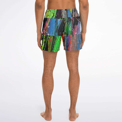 Gavin Scott Square Cut Swim Trunks (Masc XS-3XL)