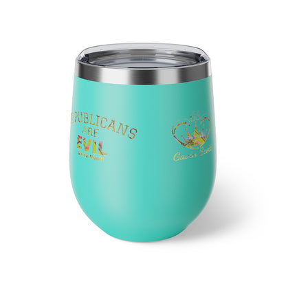 Gavin Scott REPUBLICANS ARE EVIL Insulated Copper Cup, 12oz