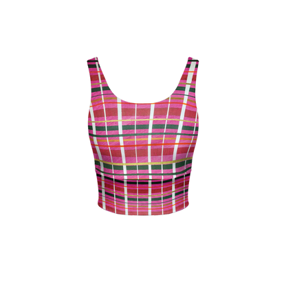 Gavin Scott Longline V-Shape-Back Sports Bra-Butter Soft Texture