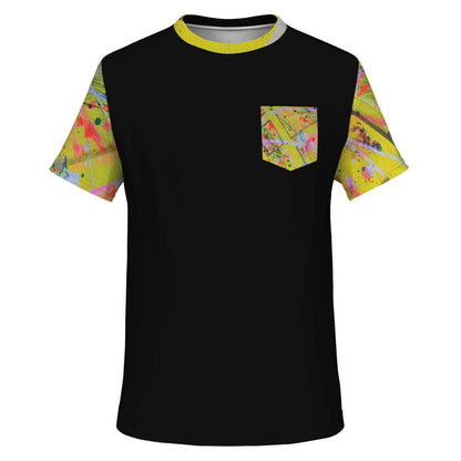 Gavin Scott Splash of Color Pocket Tee (Genderless XS-4XL)